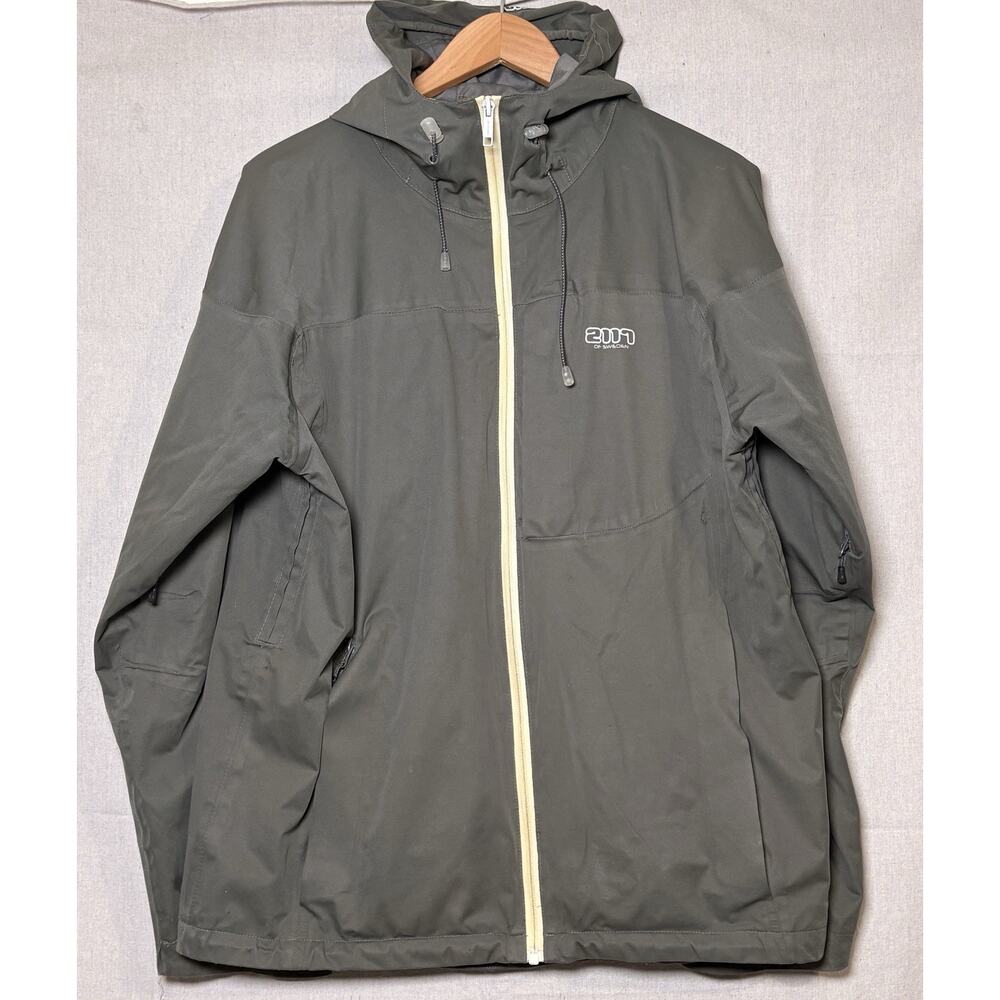 2117 Of Sweden Jacket Mens XL Gray Tri Shield Full Zip Hooded Outdoors
